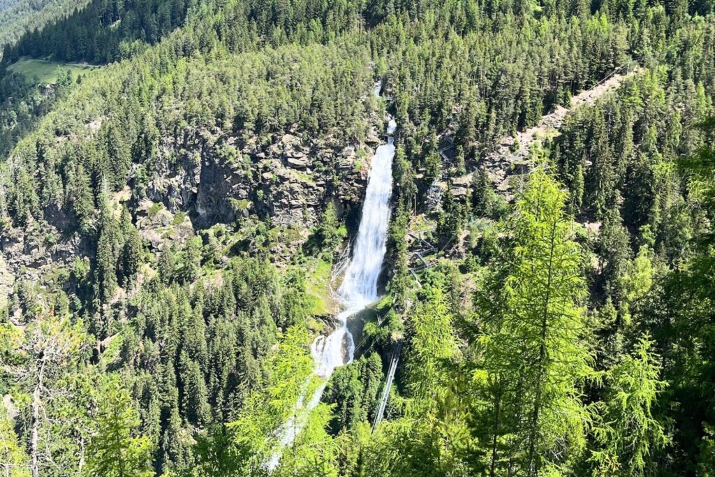 Stuibenfall in Umhausen – höchster Wasserfall Tirols im Ötztal.